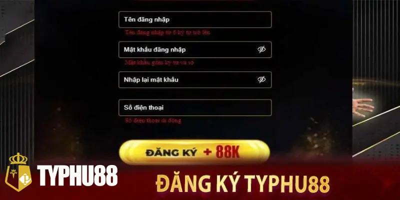 Tìm hiểu hướng dẫn đăng ký typhu88 cho newbie